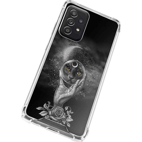 Alchemy Grimalkins Glass Galaxy A72 5G Clear Case