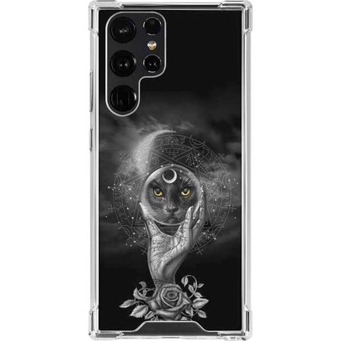 Alchemy Grimalkins Glass Galaxy S22 Ultra Clear Case