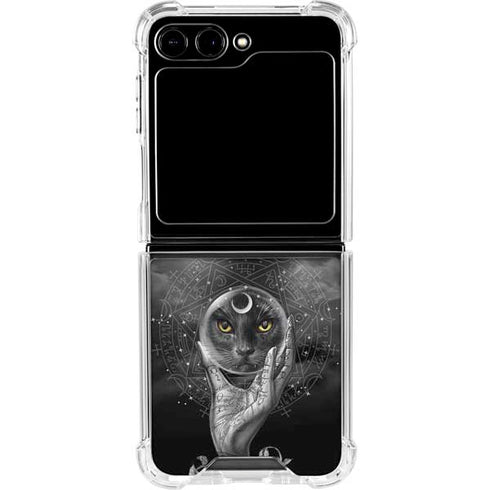 Alchemy Grimalkins Glass Galaxy Z Flip5 5G Clear Case