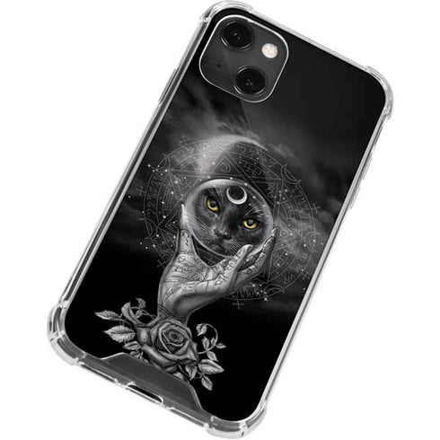 Alchemy Grimalkins Glass iPhone 14 Plus Clear Case