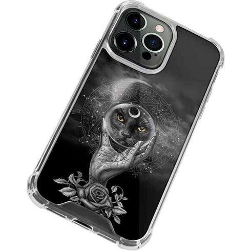 Alchemy Grimalkins Glass iPhone 15 Pro Clear Case