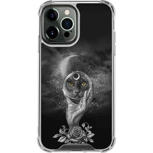 Alchemy Grimalkins Glass iPhone 15 Pro Max Clear Case