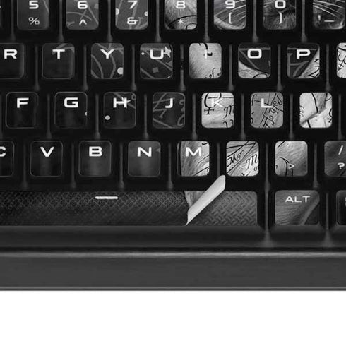 Alchemy Grimalkins Glass K95 RGB PLATINUM Mechanical Gaming Keyboard Skin