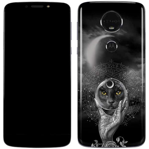 Alchemy Grimalkins Glass Moto E5 Plus Skin