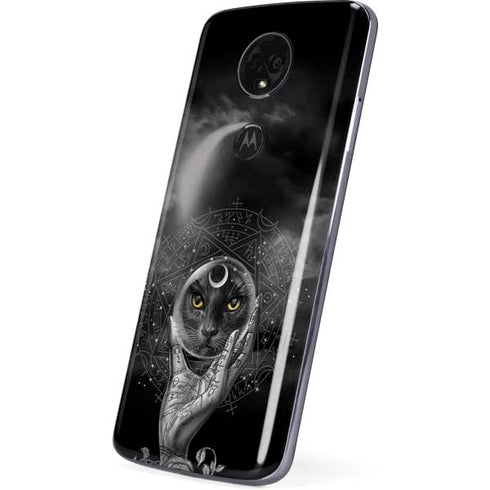 Alchemy Grimalkins Glass Moto E5 Plus Skin