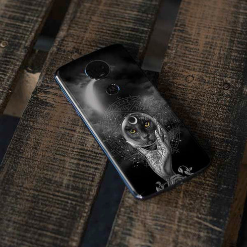 Alchemy Grimalkins Glass Moto E5 Plus Skin