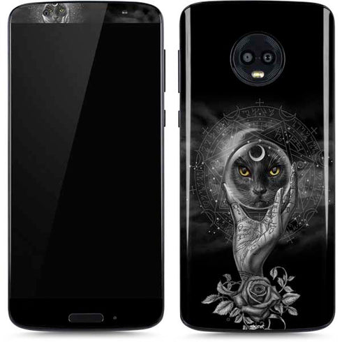 Alchemy Grimalkins Glass Moto G6 Skin