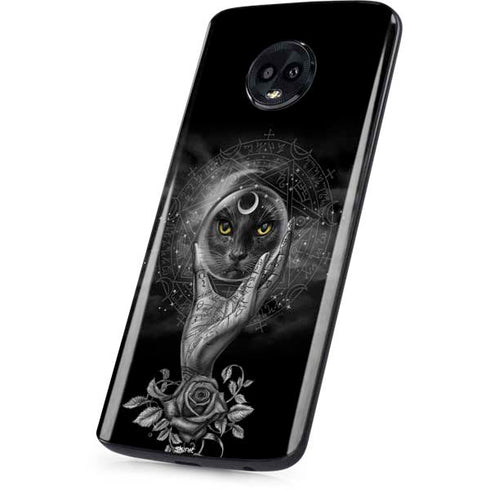 Alchemy Grimalkins Glass Moto G6 Skin