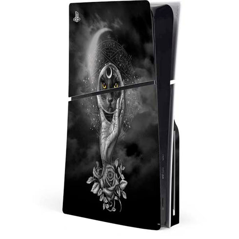 Alchemy Grimalkins Glass PS5 Slim Disk Console Skin