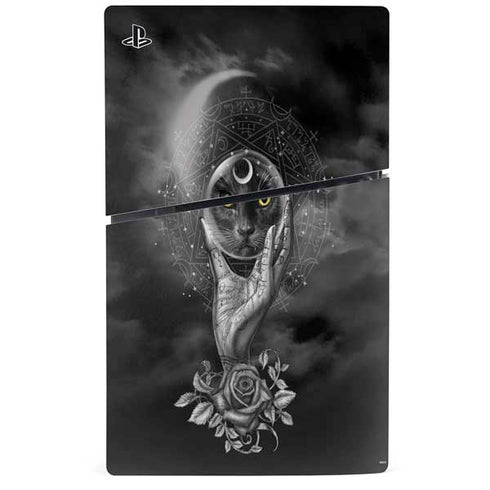 Alchemy Grimalkins Glass PS5 Slim Digital Edition Console Skin