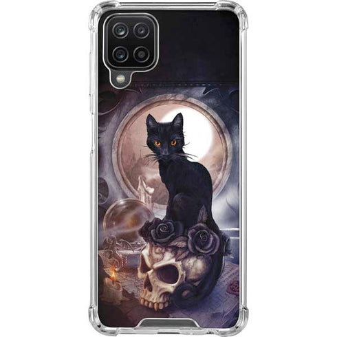Alchemy Grimelkins Ghost Galaxy A12 Clear Case