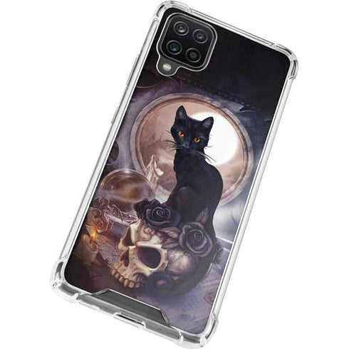 Alchemy Grimelkins Ghost Galaxy A12 Clear Case