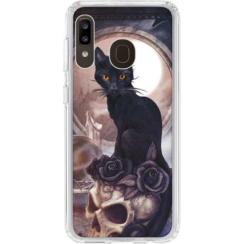 Alchemy Grimelkins Ghost Galaxy A20 Clear Case