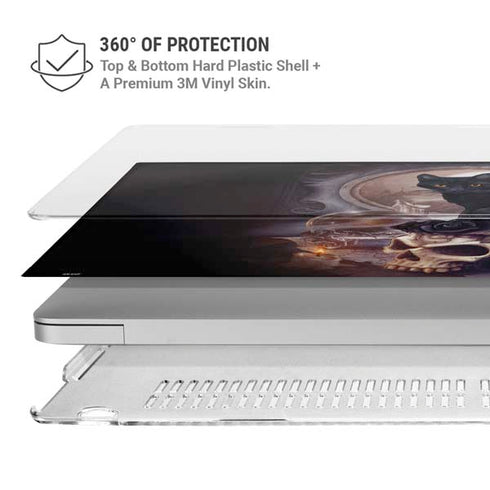 Alchemy Grimelkins Ghost MacBook Air 13in M1 (2021) Case plus Skin