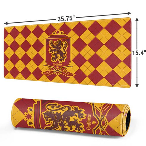 Wizarding Worlds Harry Potter Gryffindor Huse Crest Gaming Mouse Pad