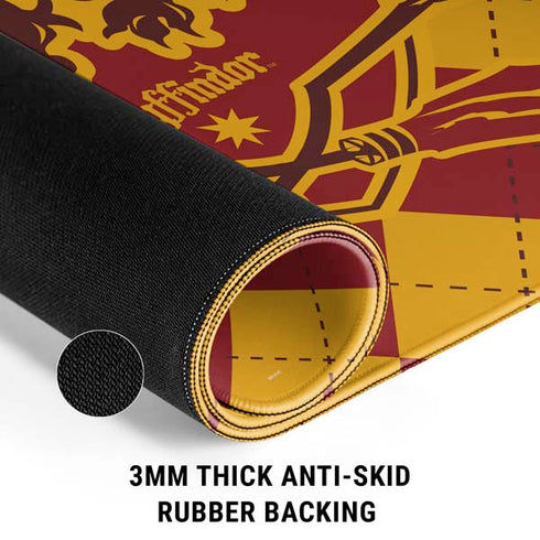 Wizarding Worlds Harry Potter Gryffindor Huse Crest Gaming Mouse Pad