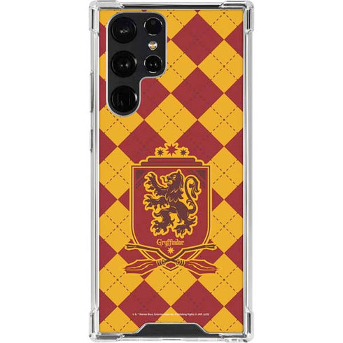 Wizarding Worlds Harry Potter Gryffindor Huse Crest Galaxy S23 Ultra Clear Case