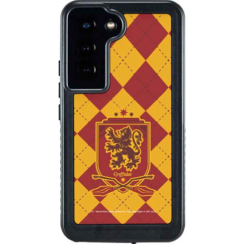 Wizarding Worlds Harry Potter Gryffindor Huse Crest Galaxy S23 Waterproof Case