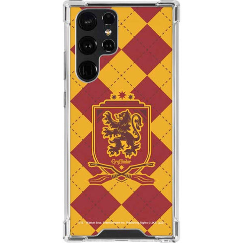 Wizarding Worlds Harry Potter Gryffindor Huse Crest Galaxy S24 Ultra Clear Case