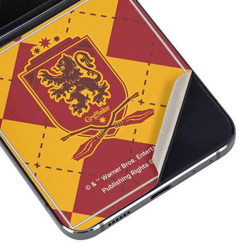 Wizarding Worlds Harry Potter Gryffindor Huse Crest Galaxy Z Flip5 5G Skin