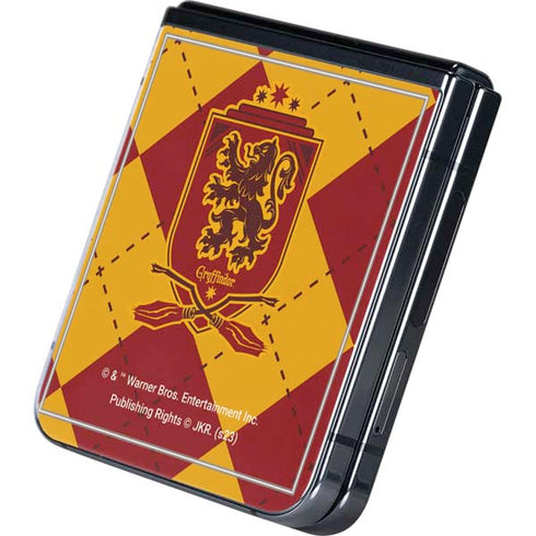 Wizarding Worlds Harry Potter Gryffindor Huse Crest Galaxy Z Flip5 5G Skin