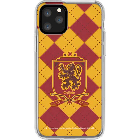 Wizarding Worlds Harry Potter Gryffindor Huse Crest iPhone 11 Pro Clear Case