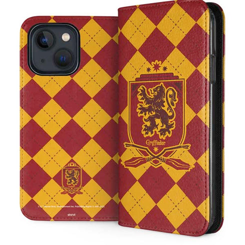 Wizarding Worlds Harry Potter Gryffindor Huse Crest iPhone 15 Folio Case