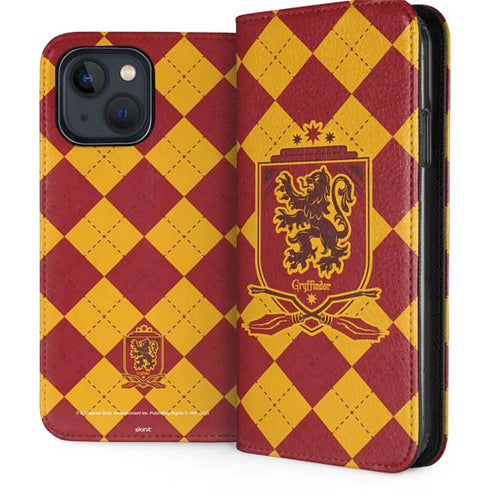 Wizarding Worlds Harry Potter Gryffindor Huse Crest iPhone 15 Plus Folio Case