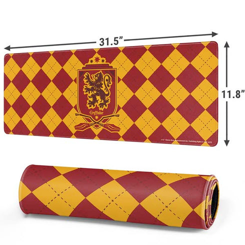 Wizarding Worlds Harry Potter Gryffindor Huse Crest Gaming Mouse Pad