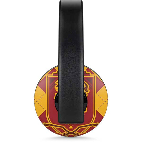 Wizarding Worlds Harry Potter Gryffindor Huse Crest PlayStation 4 Gold Wireless Headset Skin
