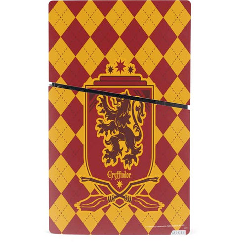 Wizarding Worlds Harry Potter Gryffindor Huse Crest PS5 Slim Digital Edition Bundle Skin