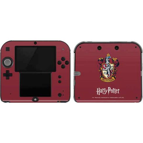 Wizarding World Harry Potter Gryffindor House Crest Nintendo 2DS Skin