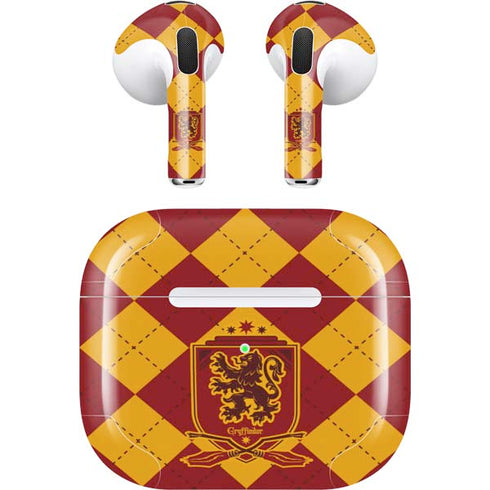 Wizarding Worlds Harry Potter Gryffindor Huse Crest Apple AirPods (3rd Gen 2021) Skin