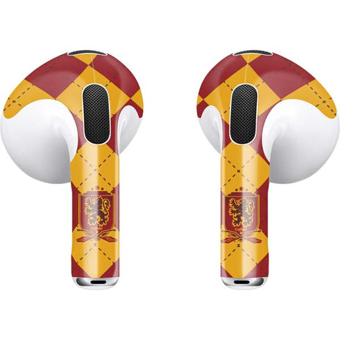 Wizarding Worlds Harry Potter Gryffindor Huse Crest Apple AirPods (3rd Gen 2021) Skin