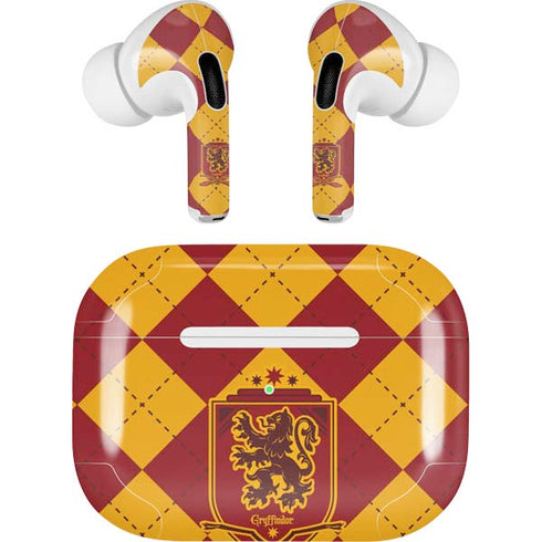 Wizarding Worlds Harry Potter Gryffindor Huse Crest Apple AirPods Pro Skin