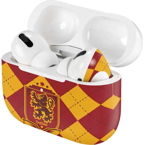 Wizarding Worlds Harry Potter Gryffindor Huse Crest Apple AirPods Pro Skin