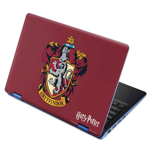 Wizarding World Harry Potter Gryffindor House Crest Aspire R11 11.6in Skin