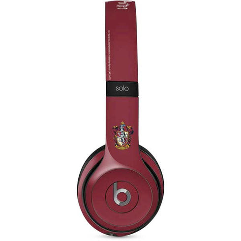 Wizarding World Harry Potter Gryffindor House Crest Beats Solo 2 Wired Skin