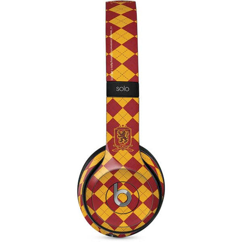 Wizarding Worlds Harry Potter Gryffindor Huse Crest Beats Solo 2 Wired Skin