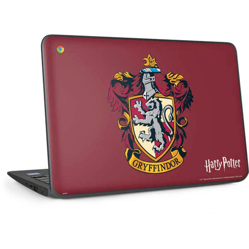 Wizarding World Harry Potter Gryffindor House Crest HP Chromebook Skin