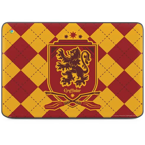Wizarding Worlds Harry Potter Gryffindor Huse Crest HP Chromebook Skin