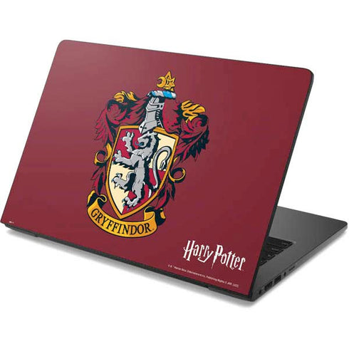 Wizarding World Harry Potter Gryffindor House Crest Dell Chromebook Skin
