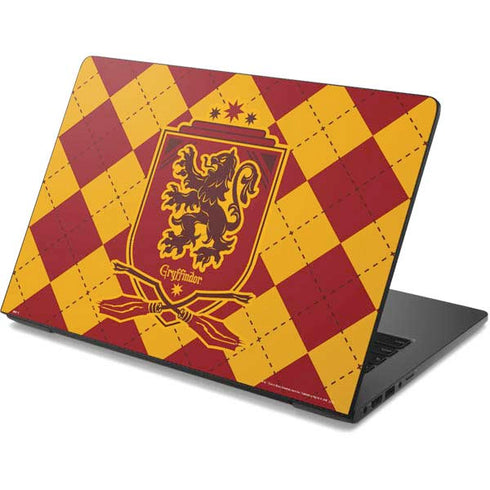 Wizarding Worlds Harry Potter Gryffindor Huse Crest Dell Chromebook Skin