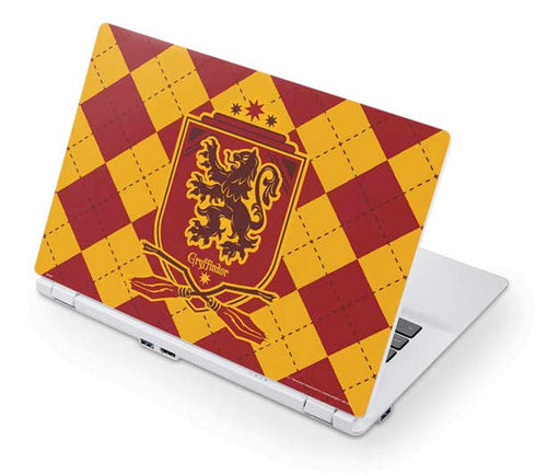 Wizarding Worlds Harry Potter Gryffindor Huse Crest Acer Chromebook Skin
