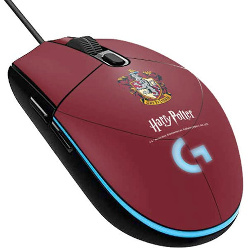 Wizarding World Harry Potter Gryffindor House Crest G203 Prodigy RGB Wired Gaming Mouse Skin