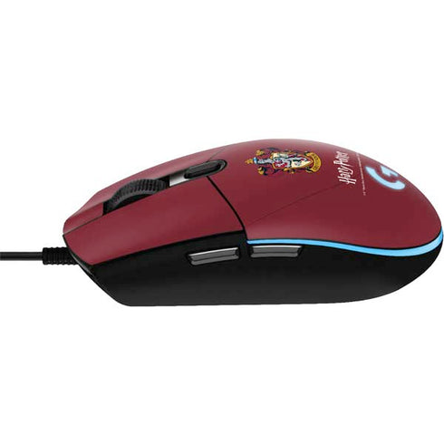 Wizarding World Harry Potter Gryffindor House Crest G203 Prodigy RGB Wired Gaming Mouse Skin