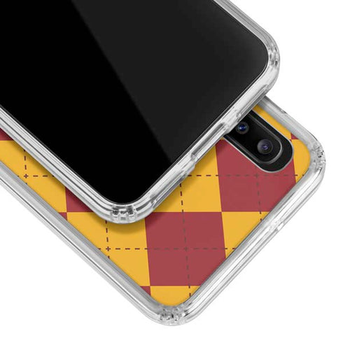 Wizarding Worlds Harry Potter Gryffindor Huse Crest Galaxy A30 Clear Case