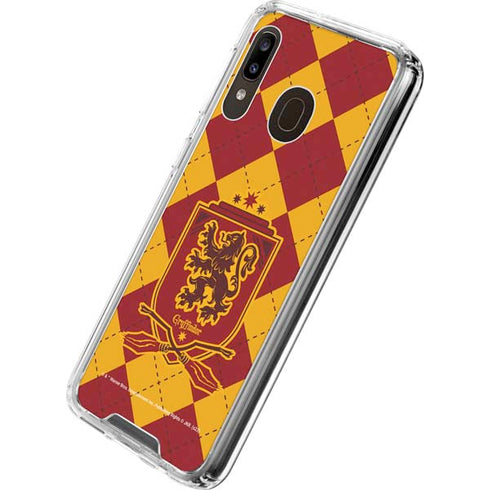 Wizarding Worlds Harry Potter Gryffindor Huse Crest Galaxy A30 Clear Case