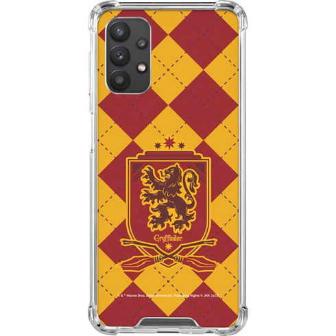 Wizarding Worlds Harry Potter Gryffindor Huse Crest Galaxy A32 5G Clear Case