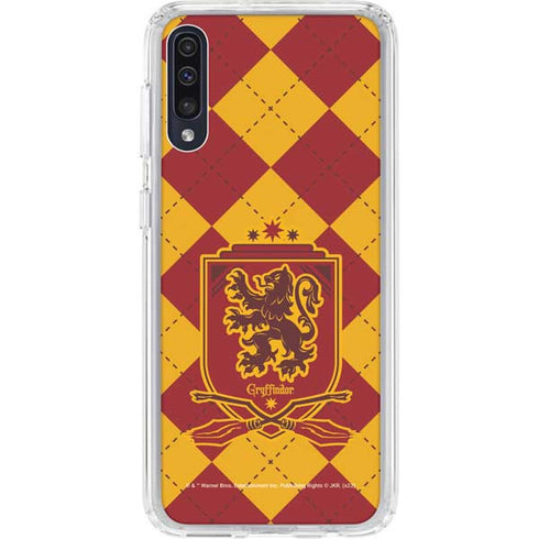 Wizarding Worlds Harry Potter Gryffindor Huse Crest Galaxy A50 Clear Case